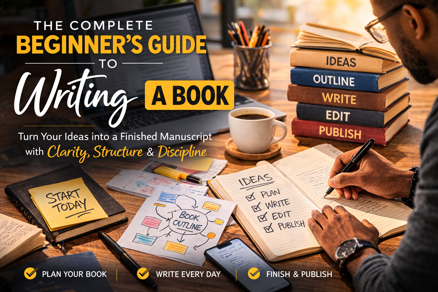 The Complete Beginner’s Guide to Writing a Book
