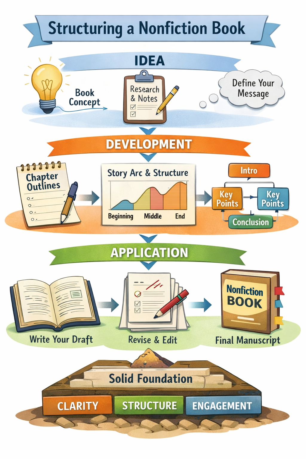 How to Structure a Nonfiction Book That Readers Will Finish